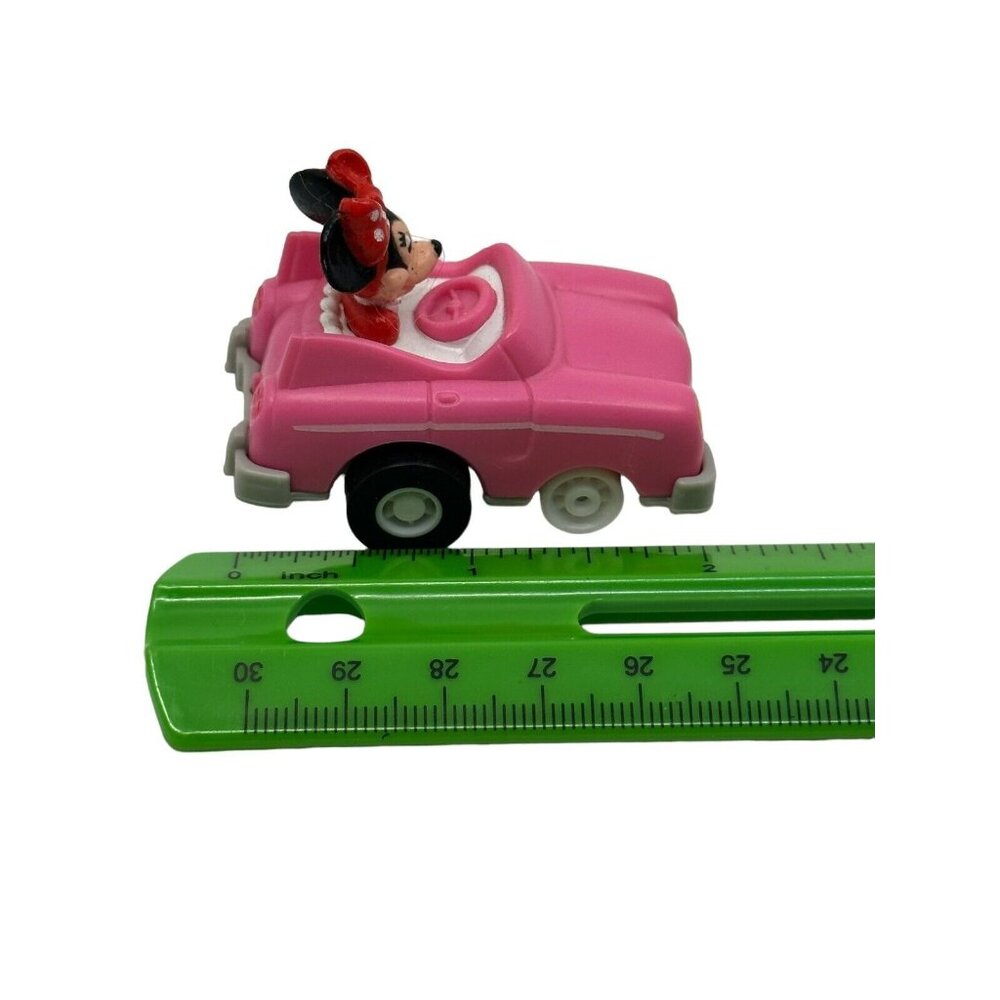 1988 Disney 'Minnie Mouse' Pull-Back Car McDonalds Happy‎ Meal Toy